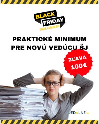 🎉 Ďalšia BLACK FRIDAY zľava 100 €! 🎉 Ste nová vedúca školskej jedálne a hľadáte oporu do začiatkov? 🍽️ Kurz Praktické...